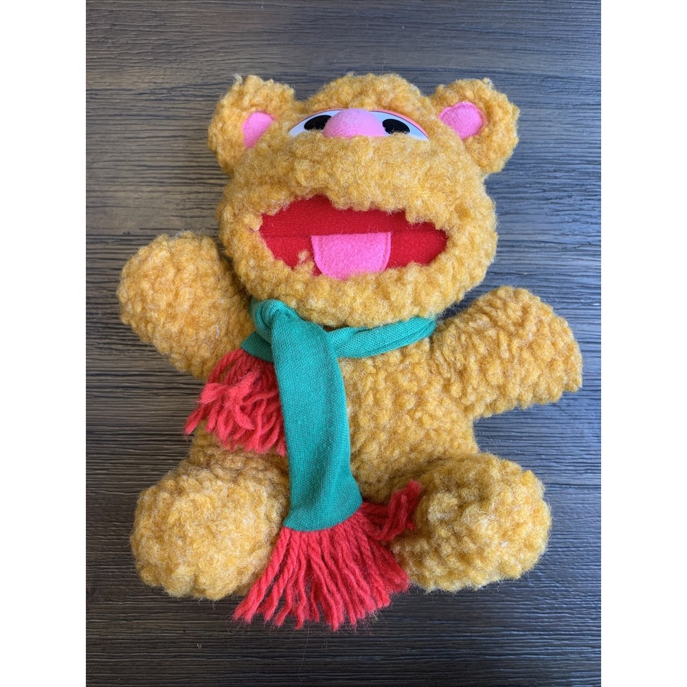 Baby Fozzie Bear Plush 7" Stuffed Plush Doll 1987 The Muppets Vintage